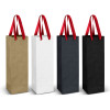Wine Ribbon Handle Bag Red